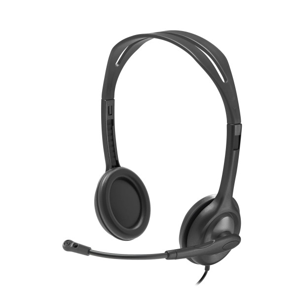 Cască Logitech H111, 3,5 mini-jack, negru
