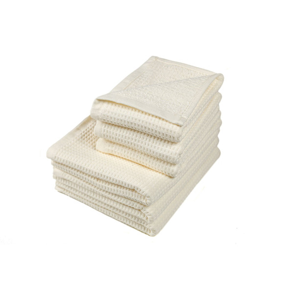 Полотенце из хлопка Valentina 40x70 см, 500г/m2 Canoli Cream Полотенце из хлопка Valentina 40x70 см, 500г/m2 Canoli Cream