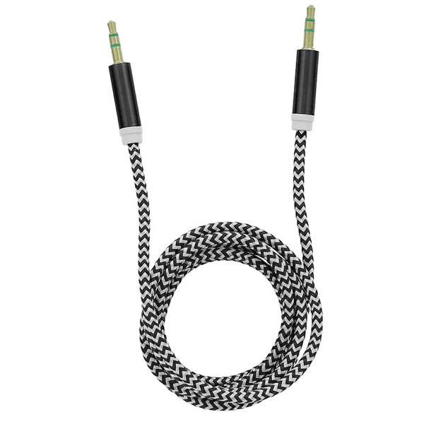 Аудиокабель Tellur Basic jack 3.5 мм, 1 м, черный