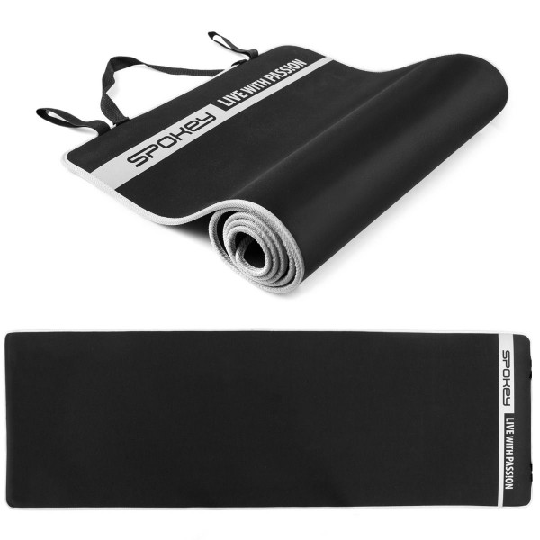 Covor de antrenament negru Spokey FLEXMAT V