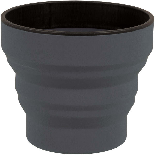 Cupă pliabilă LifeVenture Ellipse - silicon - Graphite