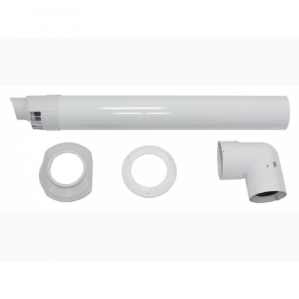 Prelungitor 1,0m. pentru centrale in condensatie VAILLANT DN 80/125 PP