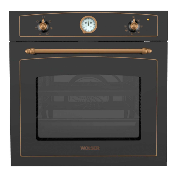 Встраиваемый электрический духовой шкаф WL-TR06 Rustik Black V