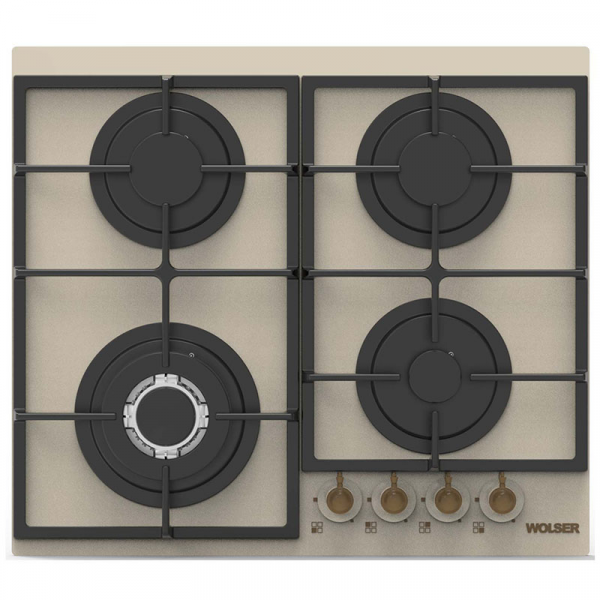 Plita de gaz incorporabila Wolser WL- 6400 Ivory Rustic V Plita de gaz incorporabila Wolser WL- 6400 Ivory Rustic V