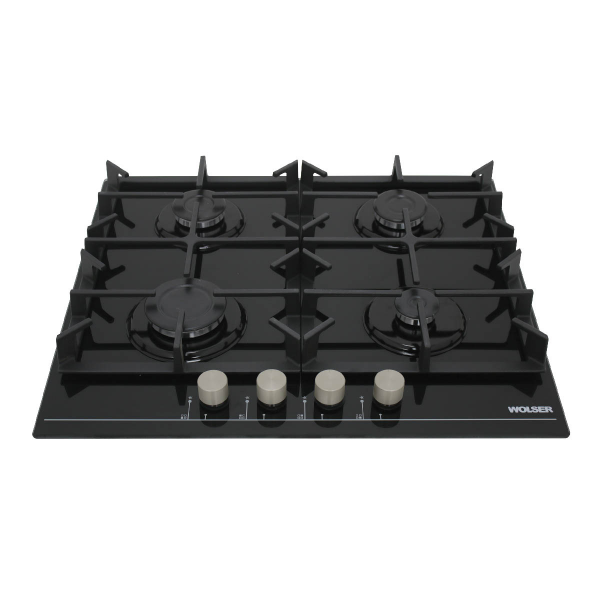Варочная газовая поверхность Wolser WL- 64G Black Glass ECO