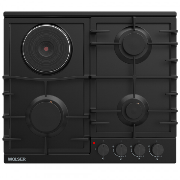 Plita combinata incorporabila Wolser WL-BRD 603G1EL BLACK EN FFD Plita combinata incorporabila Wolser WL-BRD 603G1EL BLACK EN FFD