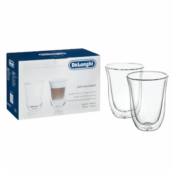 Стакан DeLonghii 220ml 2pcs Стакан DeLonghii 220ml 2pcs