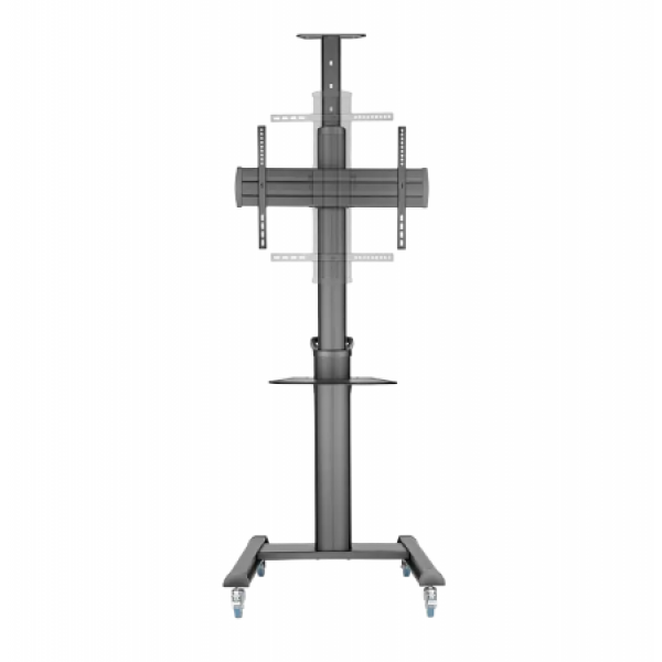 Suport TV Gembird TVS-70T-02, 37-70-; Negru, VESA; max 70kg, Suport de podea TV din aluminiu cu roti pivotante Suport TV Gembird TVS-70T-02, 37-70-; Negru, VESA; max 70kg, Suport de podea TV din aluminiu cu roti pivotante