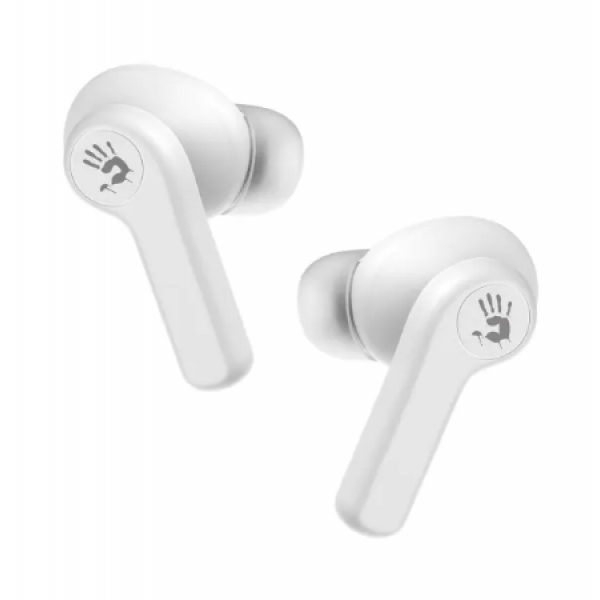 Gaming Wireless Earphones Bloody M30, 10mm driver, 32 Ohm, 105db, 9g/32g, 40/500 mAh, 4h+18h, IPX4, Independent Transmission, BT 5.0, White