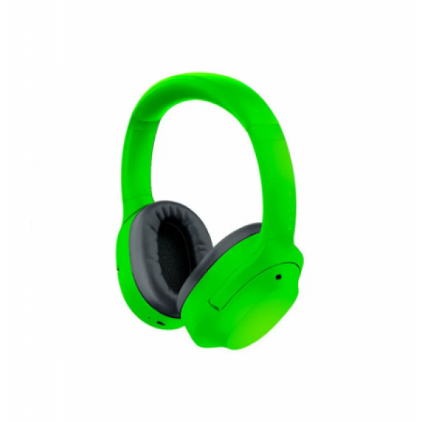 Gaming Wireless Headset Razer Opus X, 2x40mm drivers, 20-20kHz, 270g, 40h, ANC, On-earcup control, Rotatable ear cup, Low Latency, BT 5.0, Green