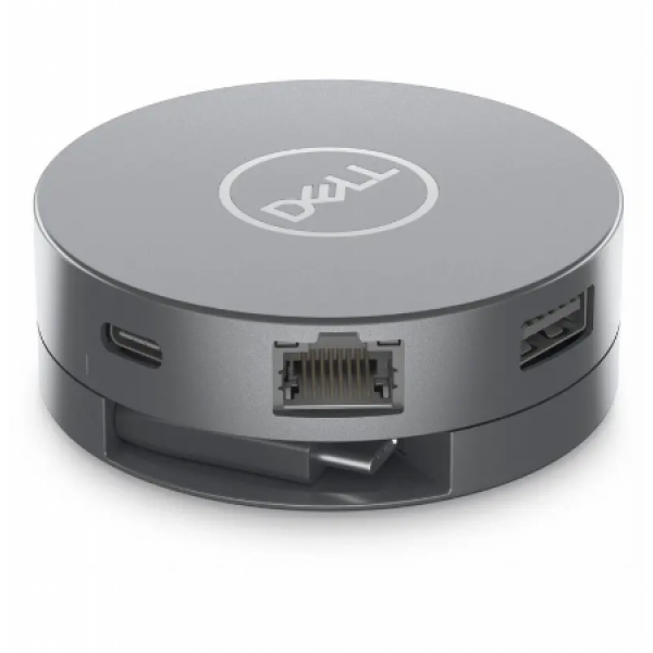 Dell DA305 6-in-1 USB-C Multiport Adapter - 2xUSB-A 3.2 gen2, RJ-45, 1x SB-C 3.2 Gen2, HDMI, DP, 84g