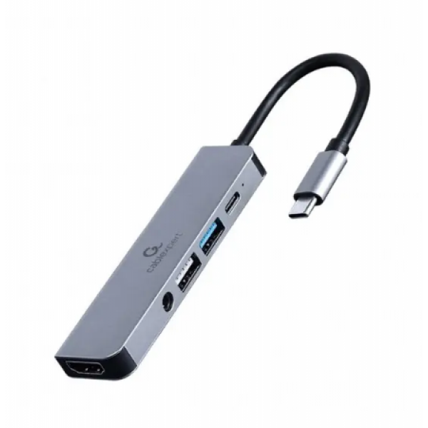 Docking Station Gembird A-CM-COMBO5-02, USB 3.1, USB2.0, HDMI, 3.5mm, PD 87W Docking Station Gembird A-CM-COMBO5-02, USB 3.1, USB2.0, HDMI, 3.5mm, PD 87W
