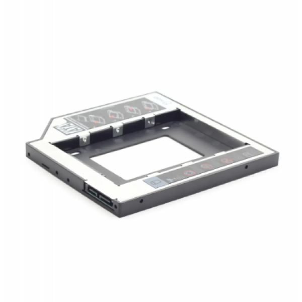 Laptop DVD slot adapter for 2.5'' drive, 12.7 mm heigh, Gembird, MF-95-02 Laptop DVD slot adapter for 2.5'' drive, 12.7 mm heigh, Gembird, MF-95-02