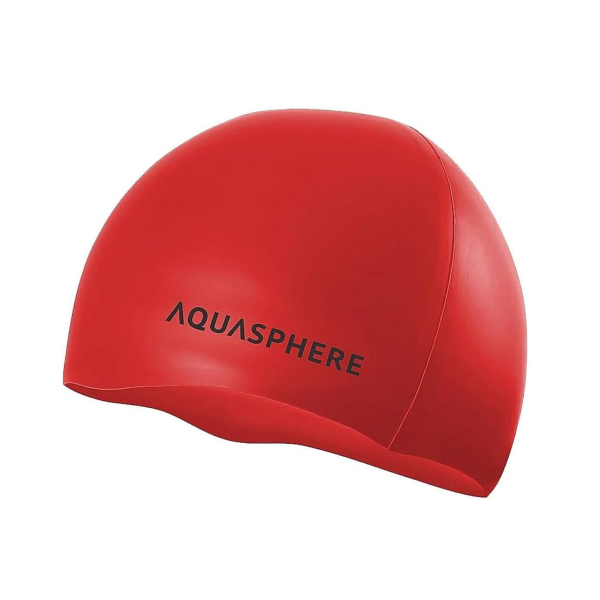 Caciulă înot Aqua Sphere Plain Cap Red Black