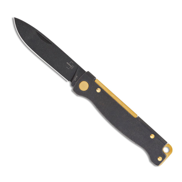 Нож Boker Plus Atlas Black Brass StoneWash