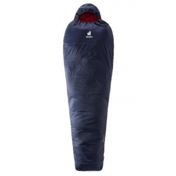Спальный мешок Deuter Dreamlite L Zip left navy-cranberry Спальный мешок Deuter Dreamlite L Zip left navy-cranberry
