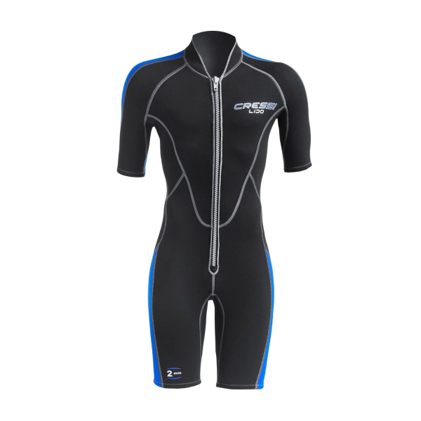 Мужской гидрокостюм Cressi-Sub Lido Shorty Wetsuit black/blue 2mm Мужской гидрокостюм Cressi-Sub Lido Shorty Wetsuit black/blue 2mm
