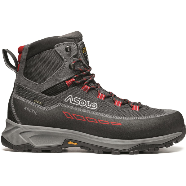 Bocanci Asolo Arctic GV grey/gunmetal/red