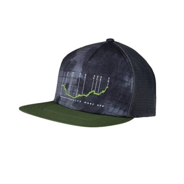 Кепка Buff Explore Trucker Cap Bonsy Graphite