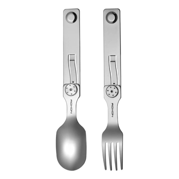 Набор столовых приборов Roxon 2 in1 Camping tool Набор столовых приборов Roxon 2 in1 Camping tool