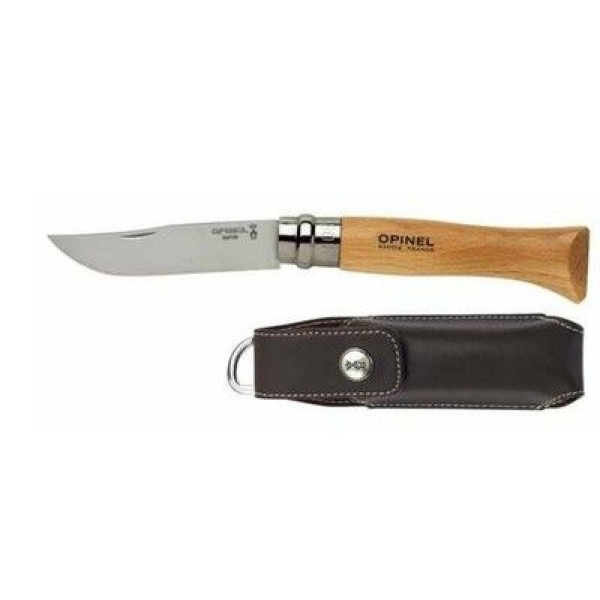 Set cuţit + husă Opinel №8