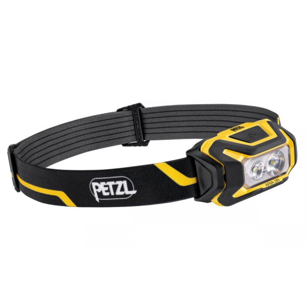 Lanternă frontală Petzl Aria 2R black/yellow
