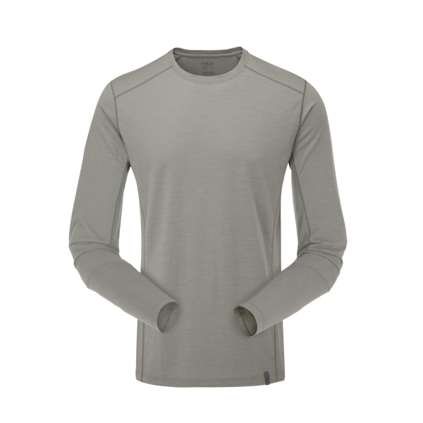 Tricou termic Rab Syncrino Base LS Tee Mns stone Tricou termic Rab Syncrino Base LS Tee Mns stone