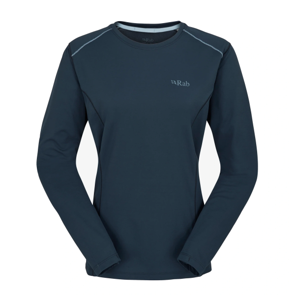 Tricou termic Rab Force LS Tee Wmn tempest blue Tricou termic Rab Force LS Tee Wmn tempest blue