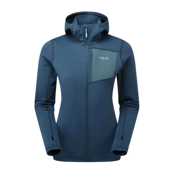 Jachetă Rab Superflux Hoody Wmn tempest blue Jachetă Rab Superflux Hoody Wmn tempest blue