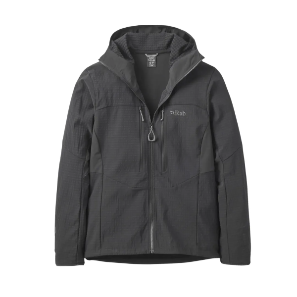 Geacă Rab Ascendor Pro Hoody Mns black Geacă Rab Ascendor Pro Hoody Mns black