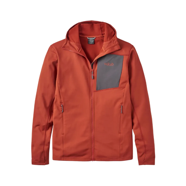Флисовая куртка Rab Superflux Hoody Mns tuscan red Флисовая куртка Rab Superflux Hoody Mns tuscan red