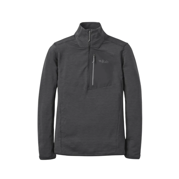 Флисовая куртка Rab Ascendor Light Pull-On Mns black Флисовая куртка Rab Ascendor Light Pull-On Mns black