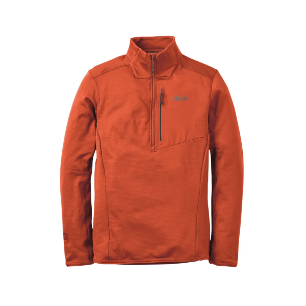 Флисовая куртка Rab Ascendor Light Pull-On Mns tuscan red Флисовая куртка Rab Ascendor Light Pull-On Mns tuscan red
