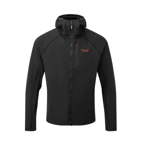 Jachetă Rab Superflux Hoody Mns black beluga