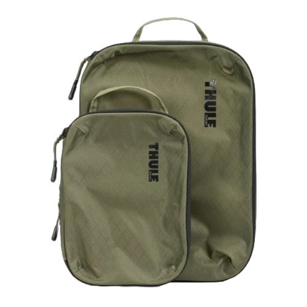 Комплект сумок Thule Compression Packing Cube Set Green Комплект сумок Thule Compression Packing Cube Set Green