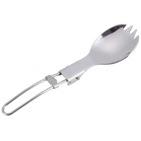 Lingură - furculiță Pliabilă Pinguin Spork Steel Lingură - furculiță Pliabilă Pinguin Spork Steel