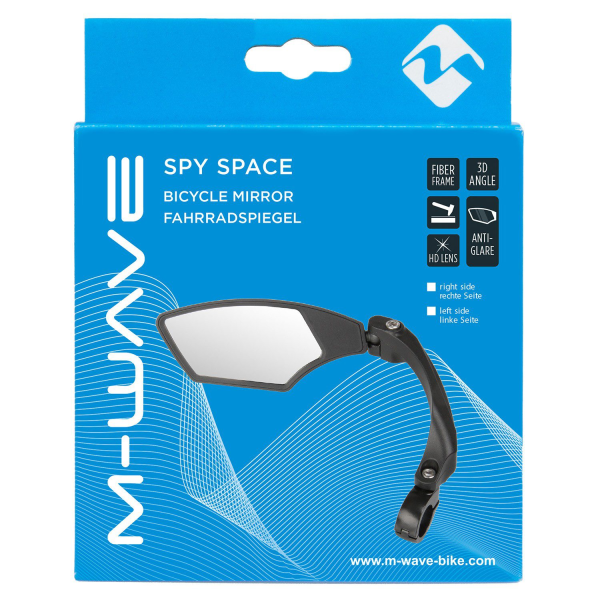Oglindă de bicicletă M-WAVE Spy Space 22.2 mm Oglindă de bicicletă M-WAVE Spy Space 22.2 mm