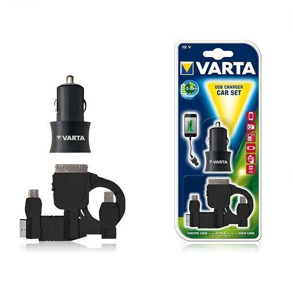 Încărcatorul Varta EE Car Charger USB and Cablu