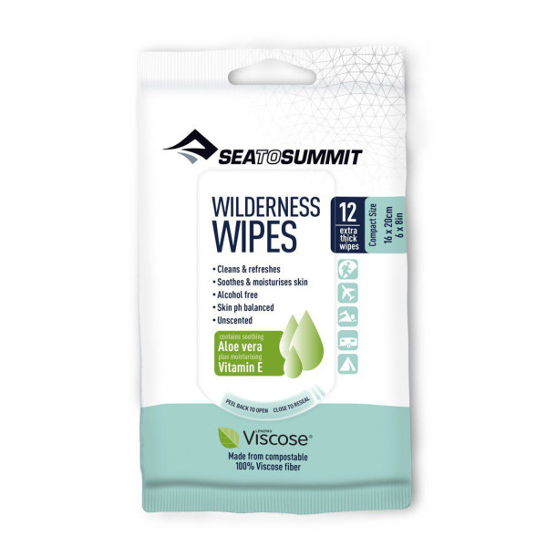 Șervețele Sea to Summit Wilderness Wipes 12 sheets Șervețele Sea to Summit Wilderness Wipes 12 sheets