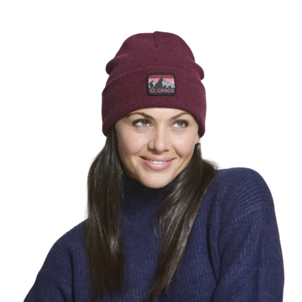 Шапка Chaos Indiana Beanie 051 wine red Шапка Chaos Indiana Beanie 051 wine red