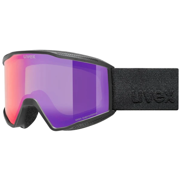 Горнолыжная маска Uvex Blast FM black matt dl/ruby-clear Горнолыжная маска Uvex Blast FM black matt dl/ruby-clear