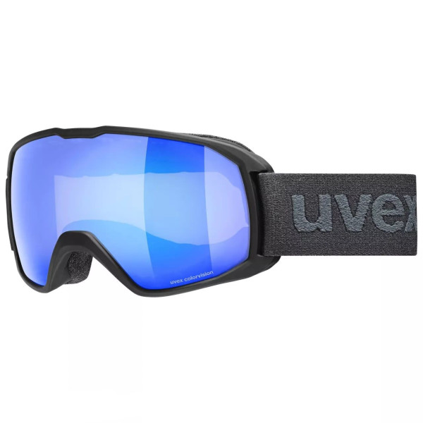 Mască schi Uvex Xcitd CV black matt SL/blue-green