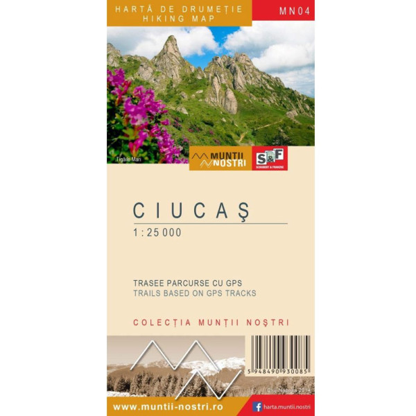 Туристическая карта «Muntii Ciucas» Туристическая карта «Muntii Ciucas»