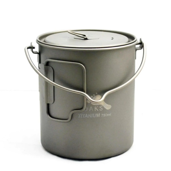 Cratiță Toaks Titanium 750 ml Pot with Bail Handle