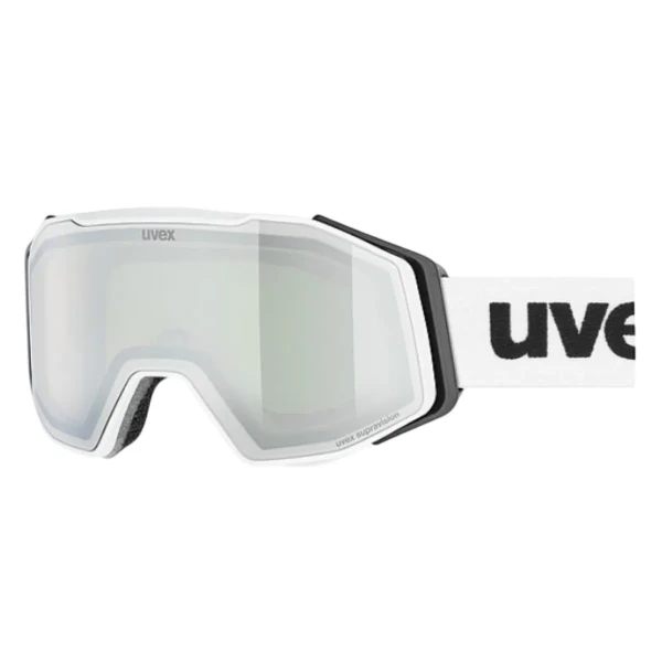 Горнолыжная маска Uvex Gravity FM white m. dl/silver-green Горнолыжная маска Uvex Gravity FM white m. dl/silver-green