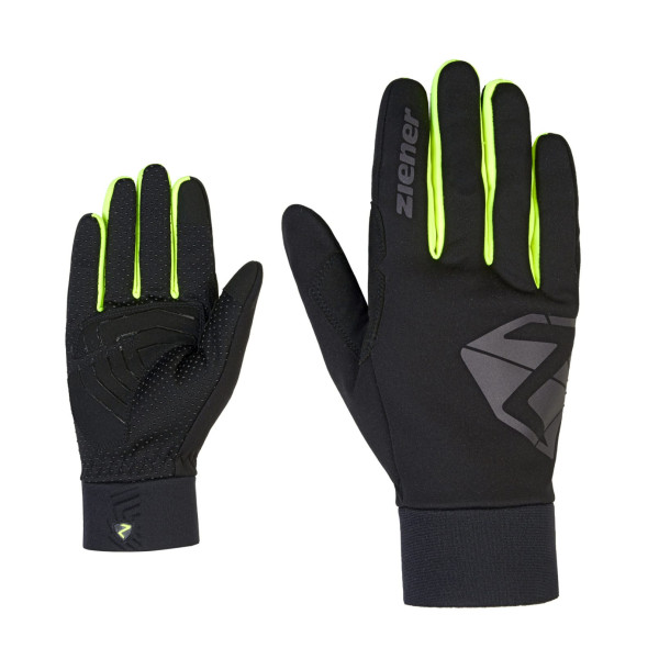 Mănuși Ziener Dojan Touch black poison yellow (Mărime mănuși: 8)