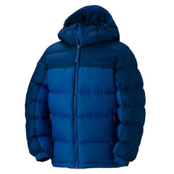 Куртка Marmot Guides Down Hoody JR true blue/arctic navy (Детская одежда: 137-150)