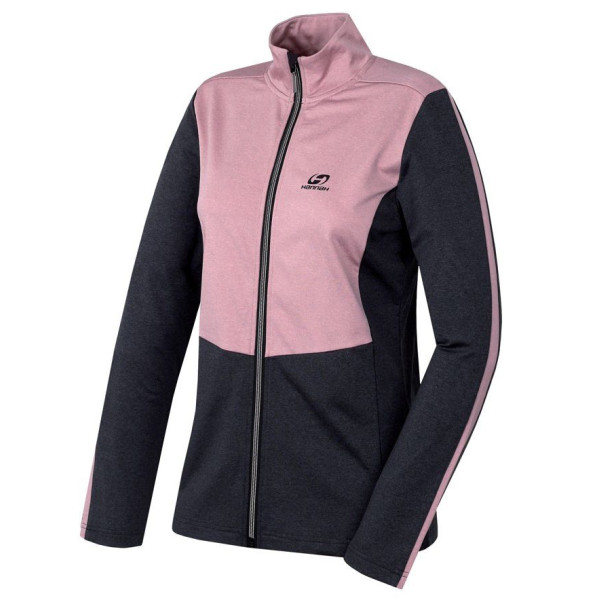 Pulover Hannah Cher Wmn dark gray mel/crystal rose mel (Mărime: L)