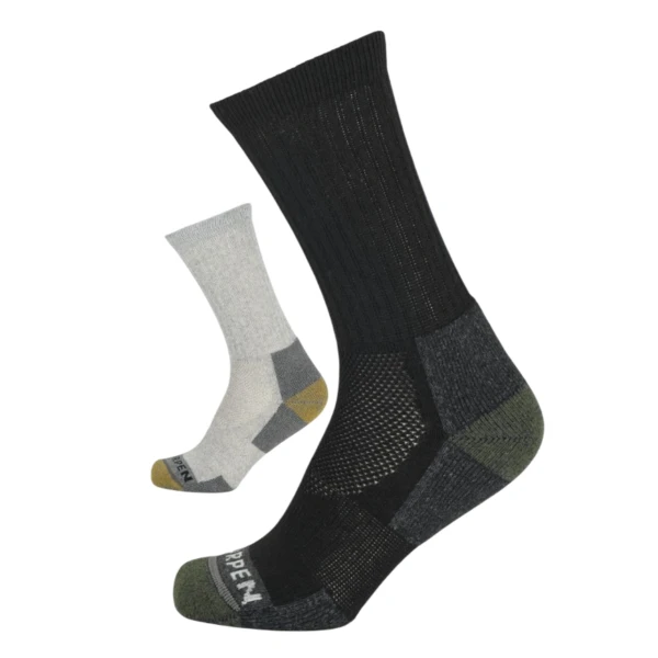 Șosete Lorpen MH2PC Wool black lt gran (Mărime șosete: 39-42) Șosete Lorpen MH2PC Wool black lt gran (Mărime șosete: 39-42)