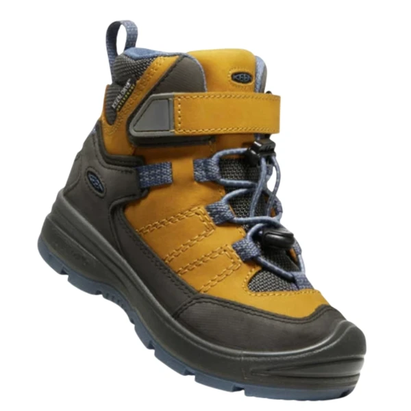 Ботинки Keen Redwood Mid WP JR (Размер обуви: 30; Цвет: harvest gold-vintage indigo) Ботинки Keen Redwood Mid WP JR (Размер обуви: 30; Цвет: harvest gold-vintage indigo)